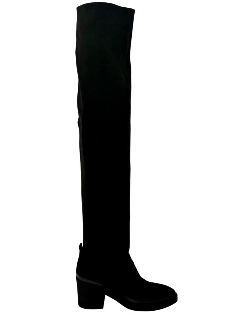 NIB Free People Black Spanish Suede Over The Knee Slouch Boots | Boho Whimsigoth